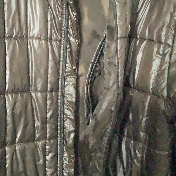 Adidas Original Sport Y2K Brown Quilted Puffer Jacket Men’s Size XL - Picture 10 of 16